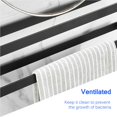 thumbnail image 1 of Durable Waterproof and Moisture-proof Black Slipper Rack Free Perforated Space Aluminum Toilet Rack Bathroom Rotating Folding Movable Towel Rack, 1 of 9