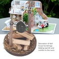 thumbnail image 4 of Estufa de Casa de Muñecas, Chimenea de la Casa de Muñiecas Miniatura Delicada Para Al Aire Libre, 4 of 7