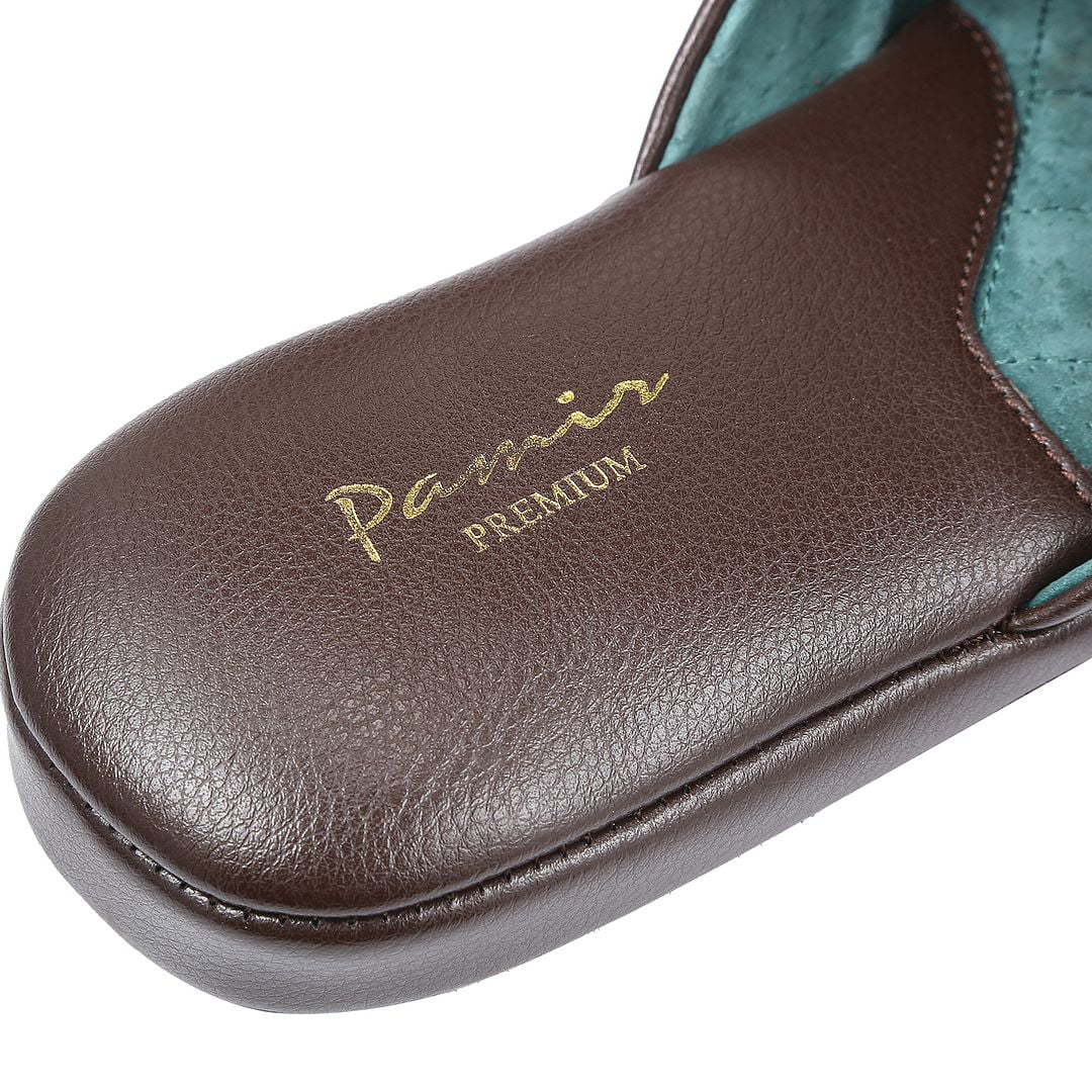 Sandwood Men Quality Leather PAM Slippers