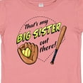 thumbnail image 4 of Inktastic That's My Big Sister out There Softball Boys or Girls Baby T-Shirt, 4 of 5