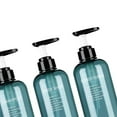 thumbnail image 2 of pitrice 3Pc Distributeur de Savon Moussant Récipient Vide Lotion Shampooing Pompe Bouteille Bleu-300ml, 2 of 4