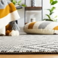 thumbnail image 4 of SAFAVIEH Augustine Gerald Geometric Area Rug, Ivory/Black, 6'4" x 6'4" Square, 4 of 11