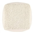 thumbnail image 5 of Butler Fernandos Woven Pouffe - Cream/Ivory, 5 of 6