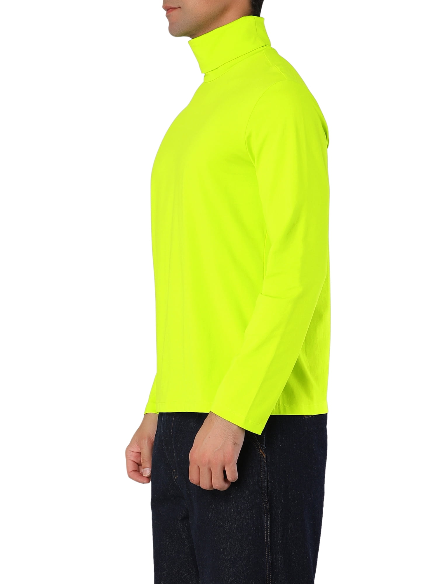 Mens neon store green turtleneck
