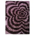 thumbnail image 5 of Rugsotic Carpets Hand Tufted Shag Polyester Eco-Friendly Area Rugs - 4'x6', Rectangle, Purple, Plain Solid Design, High Pile Handmade Anti Skid Rugs for Living Room, Bed Room K00042, 5 of 5