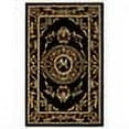 thumbnail image 2 of Traditional Rug - Naples Wool Pile -Black-Color:Black,Design:Traditional,Shape:Medium Rectangle,Size:5' x 8', 2 of 3