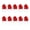 10 pcs, variant on YIFAEUX Pet Santa Hat Red Fleece Santa Claus Hat Dog Cat Dress-up Costume for Puppy Kitten Small Cats Dogs Holiday Cosplay Accessory