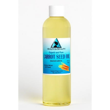 - CARROT SEED OIL ORGANIC CARRIER COLD PRESSED PREMIUM FRESH 100% PURE 4 OZ