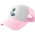 thumbnail image 1 of Trippy Alien Color Mesh Back Trucker Cap Baseball Cap, 1 of 8