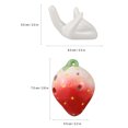 thumbnail image 3 of Strawberry Ocarina Toy Seis hoyos Ocarina Instrumento de juego con Lanyard Support Holder Music Score para niños y principiantes, 3 of 4