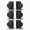 Matte Black, variant on Mega Handles Laura Deadbolt Lock - Heavy Duty Square Locking Deadbolt for Left Or Right-Handed Doors, Screws Included - Satin Nickel