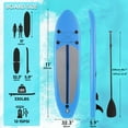 thumbnail image 5 of Arlopu 11ft Inflatable Stand up Paddle Board with Premium SUP Accessories, Aluminum Paddle, Carrying Bag, 5 of 7