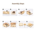 thumbnail image 6 of 3D Wooden Puzzle Music Box Hand Crank Wood Musical Treasure Box DIY Self Assembly Craft Model Kit Home Decoration Educational Building Set Gift for Students Boys Girls Teens Adults to Build, 6 of 8