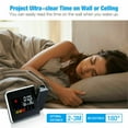 thumbnail image 3 of Advanced Projection Alarm Clock, LED Electronic Weather Forecast With Ultra-quiet Movement And Durable Plastic Construction, Offers Multi-functional LCD Screen And Temperature, 3 of 7