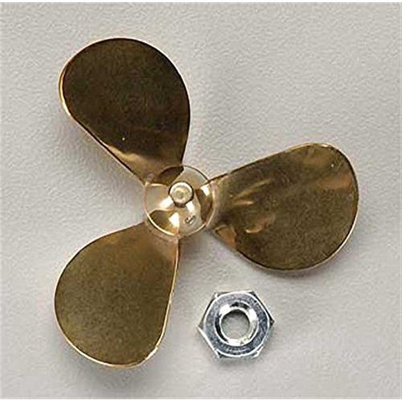 Dumas Products, Inc. Brass 3-Blade Prop,2" Right, DUM3112
