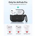 thumbnail image 2 of Funda para AirPods Pro 2.ª generación ESR Full Drop Black, 2 of 8