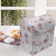 thumbnail image 3 of Retro Stand Mixer Cover, Dahlia Flower Petal Printed Watercolor and Doodled Circles and Geometric Dashed Lines, Kitchen Appliance Organizer Bag Cover with Pockets, 5 Quarts, Multicolor, by Ambesonne, 3 of 4