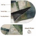 thumbnail image 6 of 2x3 Ft Entryway Area Rug, Sage Green Geometric Kitchen Rug Runner Washable Floor Mat, Vintage Teal Modern Abstract Art Non Slip Indoor Door Mat Throw Carpet for Bathroom Living Room Bedroom, 6 of 8
