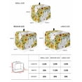 thumbnail image 3 of Fsddascl Sunflower Toaster Cover 2 Slice, Small Kitchen Appliance Covers, Summer Botanical Butterfly Watercolor Toaster Oven Cover with Loop, Bread Machine Cover Polyester Dust Cover Protection, 3 of 5