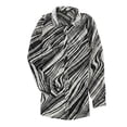 thumbnail image 1 of GUESS Blouse à Carreaux pour Femmes, Noire, Petite, 1 of 2