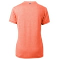 thumbnail image 3 of Women's Cutter & Buck  Heather Orange Akron RubberDucks Forge DryTec Heathered Stretch Blade Top, 3 of 3