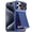 Blue, variant on Oupeigar for iPhone 17 Pro Max Wallet Phone Case,with Hinge Protection, Card Holder,RFID Blocking, Slide Camera Cover Shockproof Case-Orange