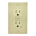 thumbnail image 2 of Leviton Decora 15 amps 125 V Ivory AFCI/GFCI Dual Function Outlet 5-15R 1 pk, 2 of 2