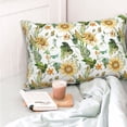 thumbnail image 4 of Fotbe Watercolor Bright Sunflowers Funda de Almohada Decorativa Estilo Occidental, Lujo en Algodón, Fundas para Almohadas King, Cojín Estampado para Decoración del Hogar-20"x30", 4 of 6