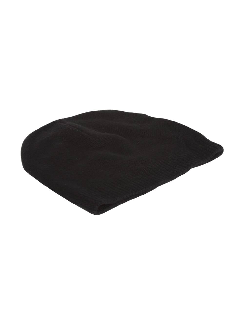Port Authority 100% Cotton Beanie Black 