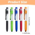 thumbnail image 3 of WMGHA Multifunction Stylus Pen Capacitive Touch Screen Ballpoint Pens with LED Light, Foldable Phone Holder Stand for Writing in The Dark, 3-in-1 Anti-Scratch Screen Support Stand for Reading, 3 of 9
