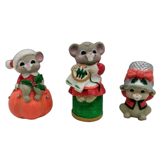 1996 The Sewing Club (Merry Miniatures) Hallmark Keepsake Christmas Tree Ornament - QFM8061