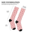 thumbnail image 2 of Lsque Fox Pattern Sport Compression Socks for Men & Women 15-20 mmHg Knee High Nurse Pregnant Running Medical and Travel Athletic, 2 of 6