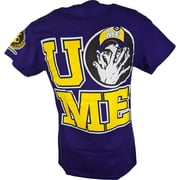 John Cena Purple Never Give Up Mens Cotton T-shirt XL