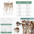 thumbnail image 6 of Eucalyptus Leaves Balloon Curtains 63 Inch Length for Living Room/Bedroom, Brown Summer Botanical Weeping Rod Pocket Privacy Door Curtains Decorative Tie Up Shade for Window 52"x63", 6 of 8