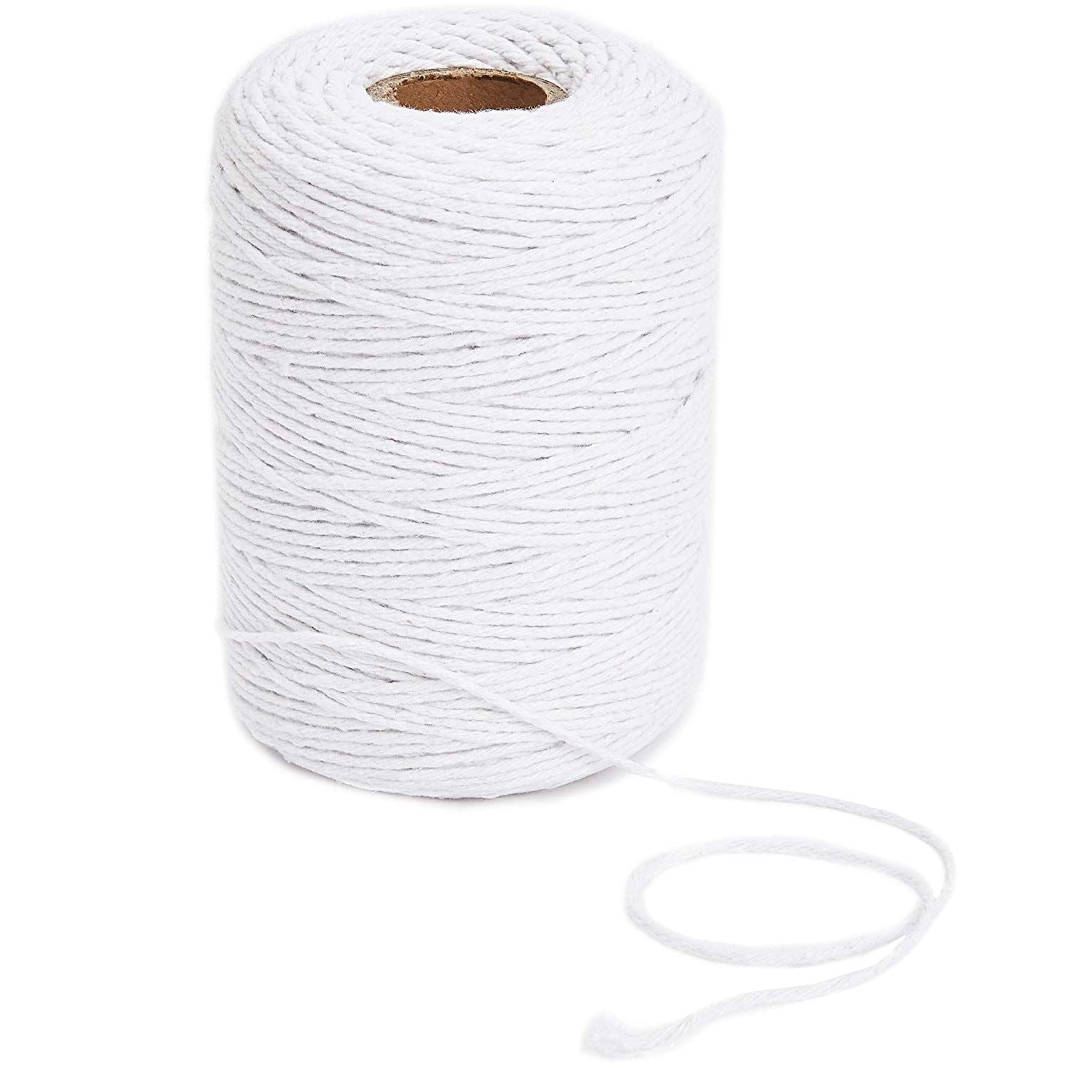 200 Yards Cotton Black Twine String 0.8/" for DIY Crafts Gift Packing Gardening