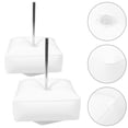 thumbnail image 3 of CIMAXIC wedding 2 Pcs Balloon Arch Stands Water Injection Bag Bases Wedding Accessory (White),9.84"X9.84"X0.24", 3 of 5