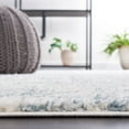 thumbnail image 4 of SAFAVIEH Berber Shag Torvald Abstract Area Rug, Ivory/Light Aqua, 5'5" x 7'7", 4 of 10