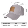 thumbnail image 3 of Men Women Adjustable Baseball Cap Turkey For Thanksgiving Casual Sandwich Hat, 3 of 7