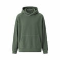 thumbnail image 4 of Yutgune Men's Pullover Hoodie, Casual Long Sleeve Hooded Sweatshirt with Pocket for Fall and Winter, 4 of 6