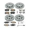 thumbnail image 3 of Power Stop Front and Rear Stock Replacement Brake Pad and Rotor Kit KOE5754, 3 of 8