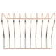 thumbnail image 3 of Soporte para libros en forma de S, estantería de hierro forjado, soporte para almacenamiento de archivos para oficina en casa, oro rosa, 3 of 14