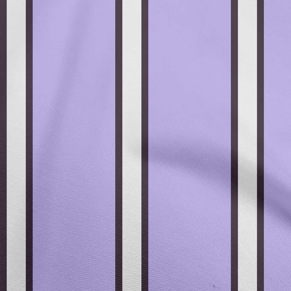 oneOone Polyester Spandex Medium Purple Fabric Stripes Fabric For Sewing Printed Craft Fabric By The Yard 56 Inch Wide
