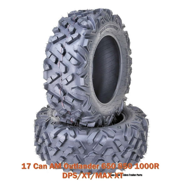 (2) 26x10-14 rear Tire Set for 17 Can AM Outlander 650 850 1000R DPS/XT/MAX XT