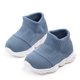thumbnail image 2 of Zapatos de punto informales para niños pequeños, zapatos de punto para recién nacidos, transpirables, de goma, resistentes al deslizamiento, color azul, 15 tamaños, 2 of 5