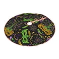 thumbnail image 2 of Kll Carnival Mardi Gras3 Christmas Tree Skirt 36",Party Decorations Farmhouse For Christmas Decorations Holiday Party, 2 of 8