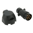 thumbnail image 3 of Trailer Plug Socket, Screw Contact ABS Housing 7 Pin Wire Connector With Mounting Parts For Vehicle Wiring, 3 of 8