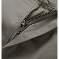 thumbnail image 4 of Zszcpp Wide Leg Pants Men'S Button Pocket Long Simple Style Solid Color Elastic Business Pencil Lounge Trousers Casual Trouser, 4 of 7