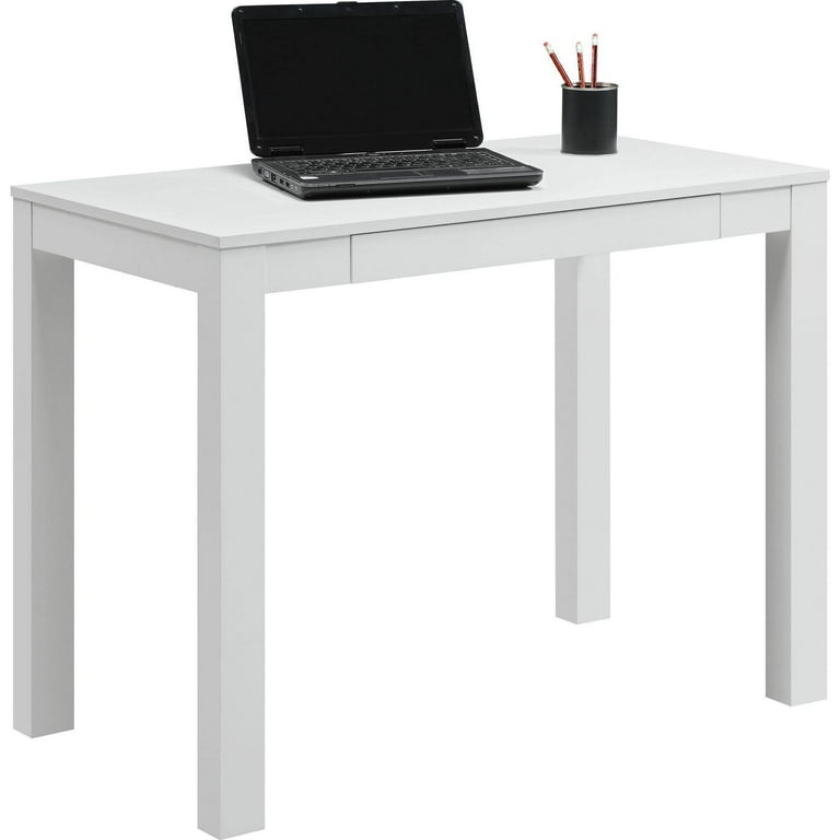 Mainstays Parsons Desk with Drawer Multiple Colors Walmart