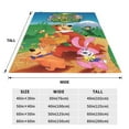 thumbnail image 4 of Yogi Bear Blanket Cute Character All Season Warm Fuzzy Plush Throw Blankets Soft Flannel Blankets for Couch Chair Bed Travel Home Decor 50"X40", 4 of 8