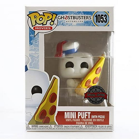 Funko POP Movies Ghostbusters Afterlife 1053 Mini Puft with Pizza Vinyl Figure